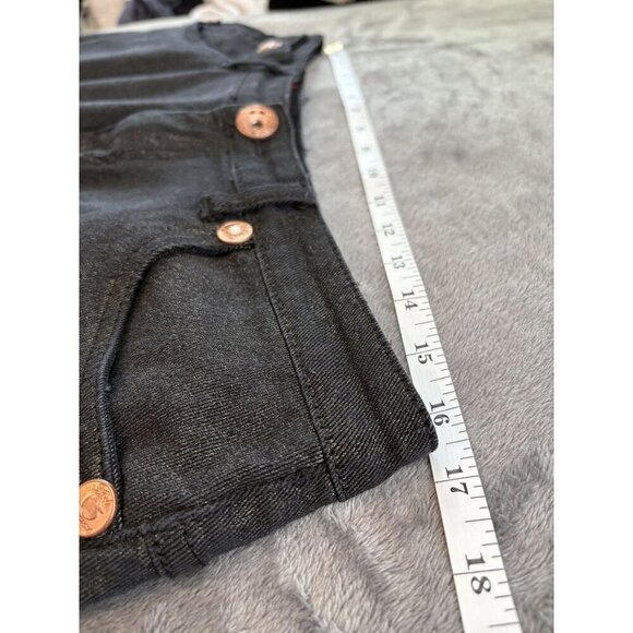 Apple Bottoms Women's Low-Rise Black Denim Jeans Size 12 Y2k Skinny - Picture 8 of 10